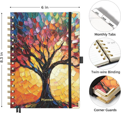 AHGXG Academic Planner 2026-2027, July 2026 - June 2027, 5.7" x 8.3"