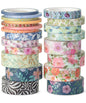 Mr. Pen- Washi Tape Set, 21 Rolls, Assorted Sizes, Floral