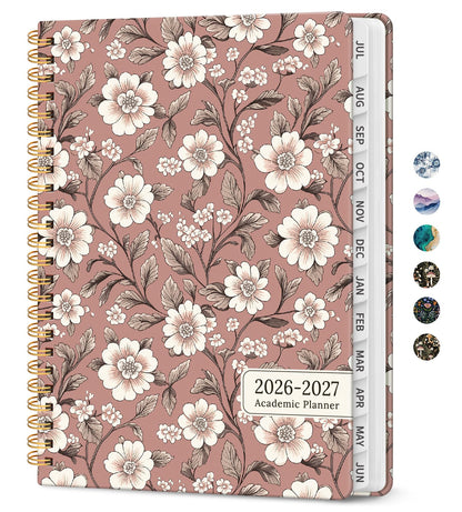 Planner 2026-2027, Jul 2026-Jun 2027 Academic Monthly & Weekly Planner