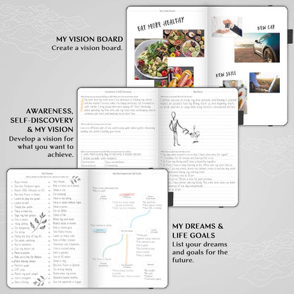 Legend Planner Undated, Weekly & Daily Goal Journal, A5 Black