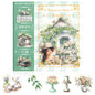 Life's Little Scenes Series Sticker Scrapbooking Supplies for Junk Journal, 24 Sheets PET Stickers - Vintage Journaling Stickers