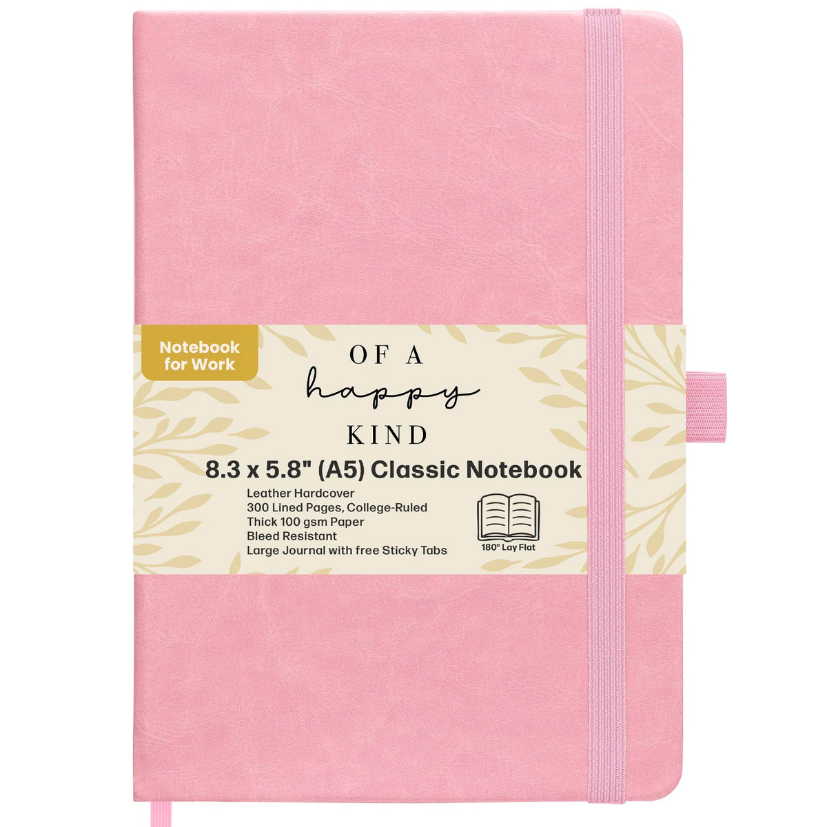 Classic Lined Journal Notebook 8.5x11" A4 Hardcover Leather - Brown Journal