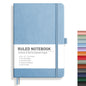 RETTACY Lined Journal Notebook, 192 Numbered Pages, A5 Size (5.7'' x 8.3'')
