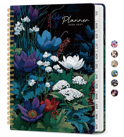 Planner 2026-2027, Jul 2026-Jun 2027 Academic Monthly & Weekly Planner