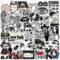 Aesthetic Downtown Girls Stickers Pack Trendy Y2K Stickers(50)