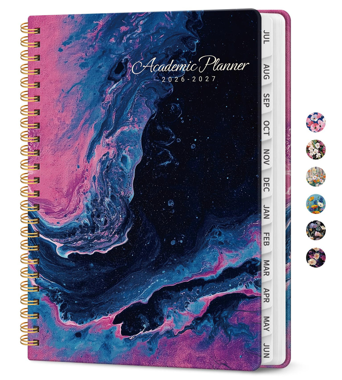Planner 2026-2027, Jul 2026-Jun 2027 Academic Monthly & Weekly Planner