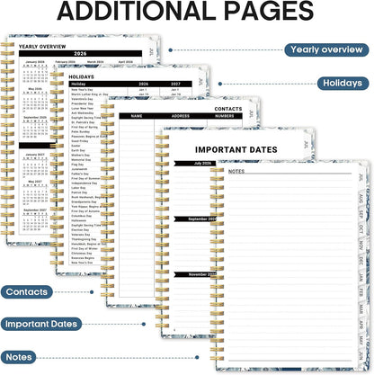 Planner 2026-2027, Jul 2026-Jun 2027 Academic Monthly & Weekly Planner