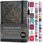 Legend Planner Undated, Weekly & Daily Goal Journal, A5 Black
