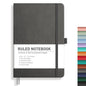 RETTACY Lined Journal Notebook, 192 Numbered Pages, A5 Size (5.7'' x 8.3'')