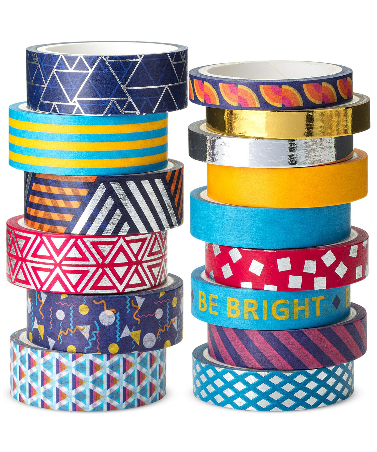 Mr. Pen- Washi Tape Set, 21 Rolls, Assorted Sizes, Floral