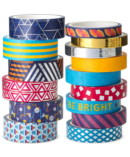 Mr. Pen- Washi Tape Set, 21 Rolls, Assorted Sizes, Floral