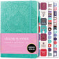 Legend Planner Undated, Weekly & Daily Goal Journal, A5 Black