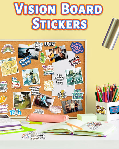 300 PCS Inspirational Stickers for Adults, Motivational Scrapbook Supplies