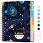 Taja Large Spiral Notebooks for Work 5 Subject with Removable Dividers