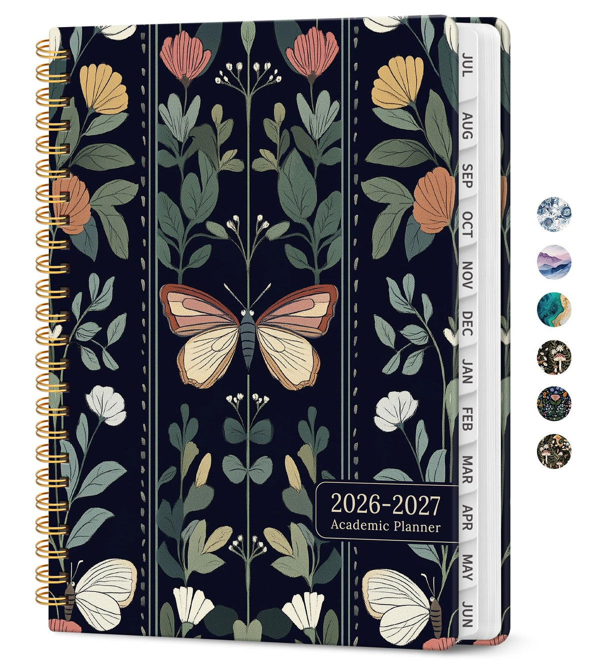 Planner 2026-2027, Jul 2026-Jun 2027 Academic Monthly & Weekly Planner