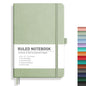 RETTACY Lined Journal Notebook, 192 Numbered Pages, A5 Size (5.7'' x 8.3'')