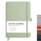 RETTACY Lined Journal Notebook, 192 Numbered Pages, A5 Size (5.7'' x 8.3'')