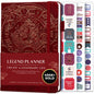 Legend Planner Undated, Weekly & Daily Goal Journal, A5 Black