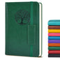 Biuwory Leather Journal Notebook,256 Thick Lined Pages,Hardcover 5.7"×8.3"