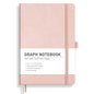 RETTACY Lined Journal Notebook, 192 Numbered Pages, A5 Size (5.7'' x 8.3'')