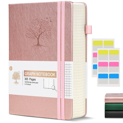 Lined Journal Notebook -365 Pages A5 Thick Journals for Writing Ruled Notebook, Hardcover Leather Journal for Women Men Daily Journal Notebook for Work, Note Taking, 100Gsm Lined Paper( 5.75'' X 8.38'' Green)