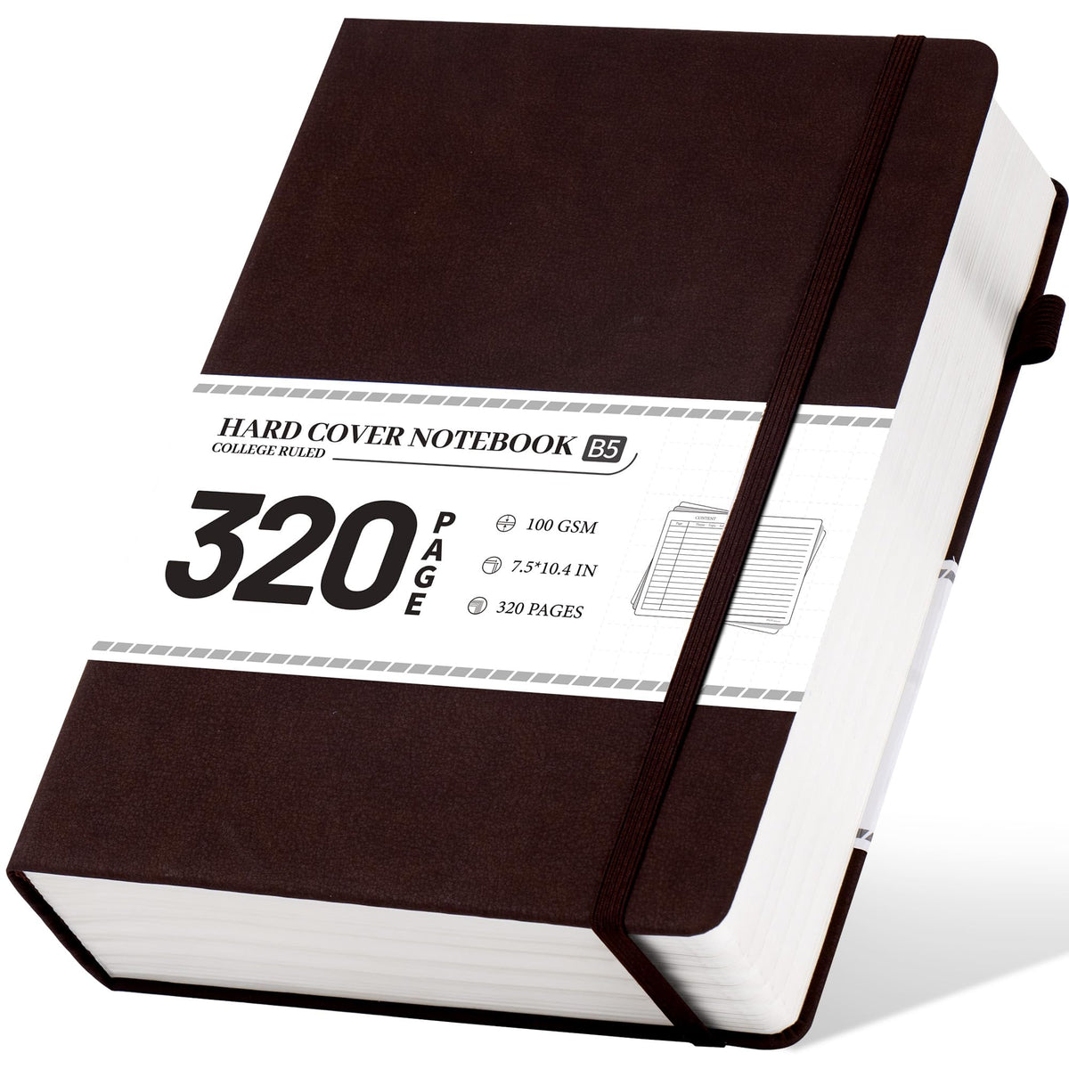 CAGIE Journal Notebook for Women Men Leather Journaling Notebooks Diary A5