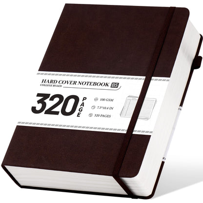 CAGIE Journal Notebook for Women Men Leather Journaling Notebooks Diary A5
