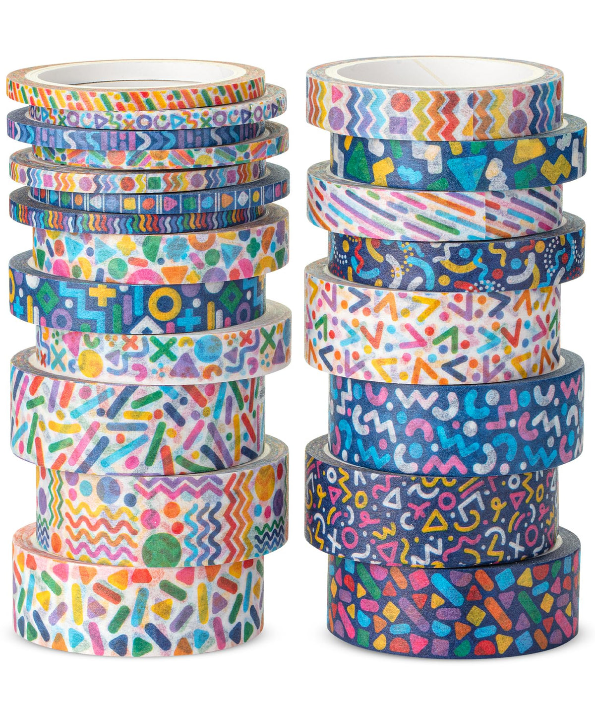 Mr. Pen- Washi Tape Set, 21 Rolls, Assorted Sizes, Floral
