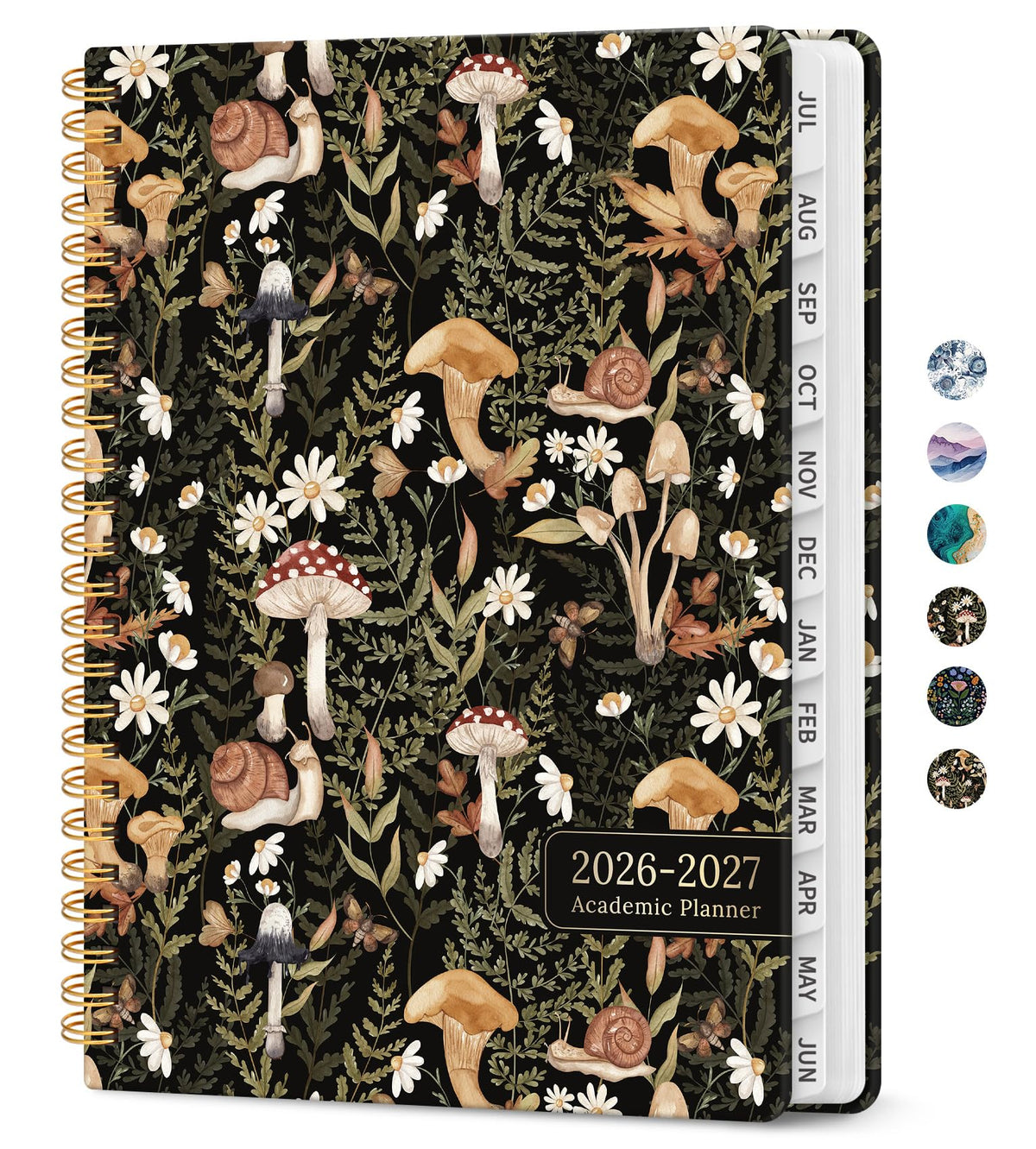 Planner 2026-2027, Jul 2026-Jun 2027 Academic Monthly & Weekly Planner