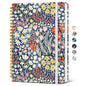 Taja Spiral Lined Journal for Women, Pretty Hardcover Journal Notebook, A5