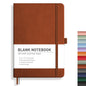 RETTACY Lined Journal Notebook, 192 Numbered Pages, A5 Size (5.7'' x 8.3'')