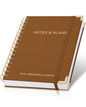 ZICOTO Aesthetic Daily Planner And Spiral Notebook With Hourly Schedule