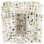 555pcs Vintage Floral Stickers for Journaling & Scrapbooking