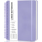 Lined Spiral Notebook for Women, A5 College Ruled Leather Spiral Journals