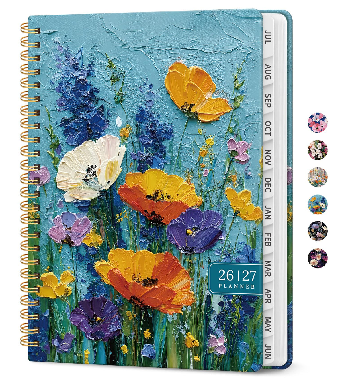 Planner 2026-2027, Jul 2026-Jun 2027 Academic Monthly & Weekly Planner