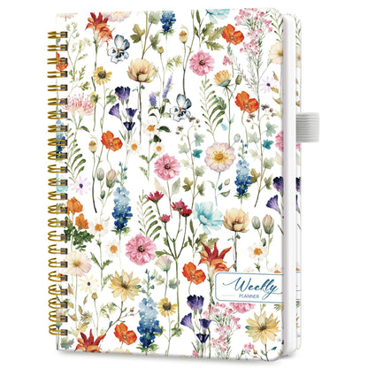 Taja Undated Weekly Planner, To Do List Notebook with Habit Tracker, A5