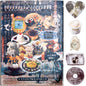 Life's Little Scenes Series Sticker Scrapbooking Supplies for Junk Journal, 24 Sheets PET Stickers - Vintage Journaling Stickers