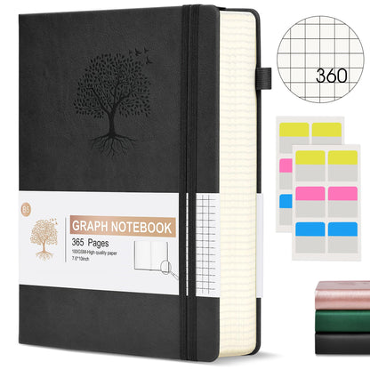 Lined Journal Notebook -365 Pages A5 Thick Journals for Writing Ruled Notebook, Hardcover Leather Journal for Women Men Daily Journal Notebook for Work, Note Taking, 100Gsm Lined Paper( 5.75'' X 8.38'' Green)