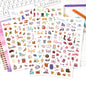 Transparent Flora Scrapbook Stickers Aesthetic Flowers Stickers(50)