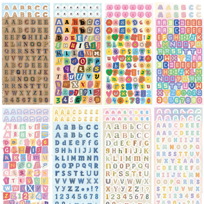 Transparent Flora Scrapbook Stickers Aesthetic Flowers Stickers(50)