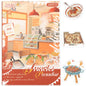 Life's Little Scenes Series Sticker Scrapbooking Supplies for Junk Journal, 24 Sheets PET Stickers - Vintage Journaling Stickers