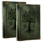 Ovesmusl Sunflower PU Leather A5 Binder 6 Ring Refillable Journal Cover