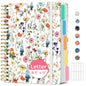 Taja Large Spiral Notebooks for Work 5 Subject with Removable Dividers