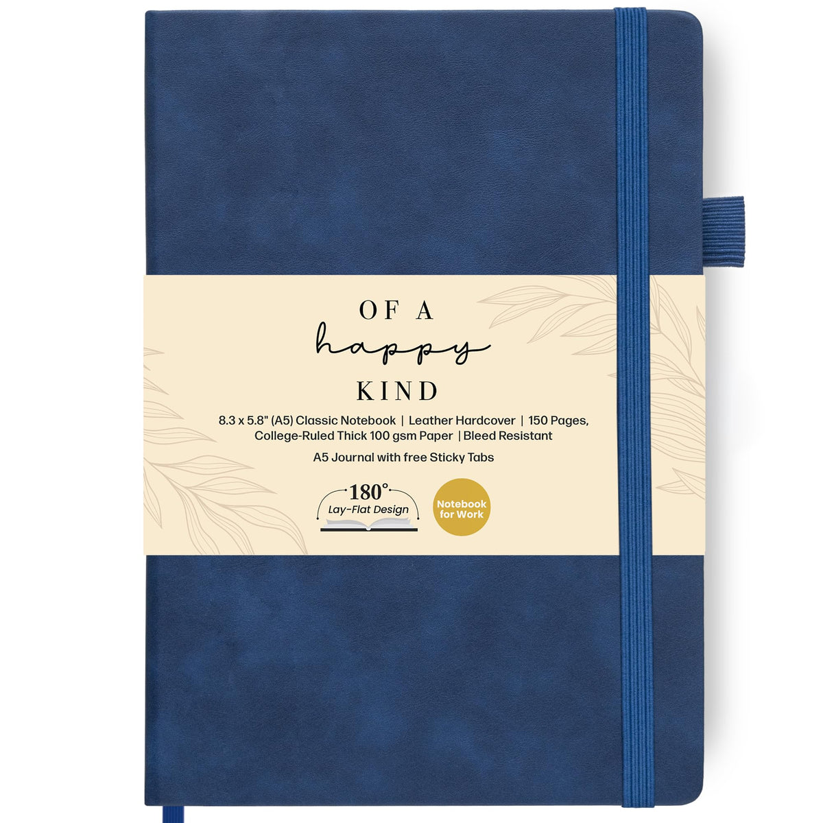 Classic Lined Journal Notebook 8.5x11" A4 Hardcover Leather - Brown Journal
