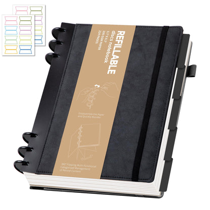 Yoment Refillable Journal Notebooks for Work, Journal for Women Men,Pink