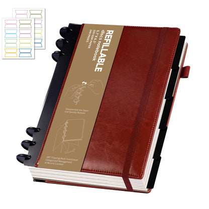 Yoment Refillable Journal Notebooks for Work, Journal for Women Men,Pink