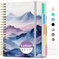 Taja Large Spiral Notebooks for Work 5 Subject with Removable Dividers