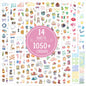 Transparent Flora Scrapbook Stickers Aesthetic Flowers Stickers(50)