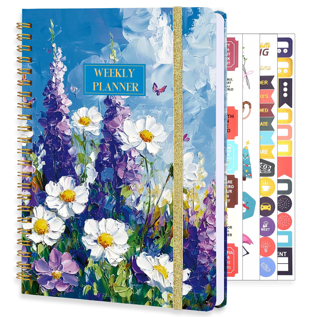 Thboxes A5 Weekly Planner Notebook, 52 Week Undated Journal for Women, Pink