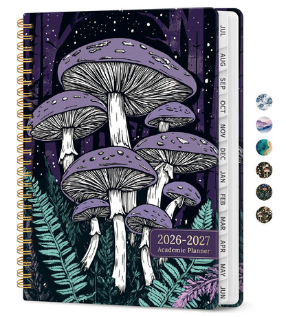 Planner 2026-2027, Jul 2026-Jun 2027 Academic Monthly & Weekly Planner